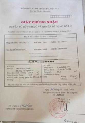 Bán Nhà Mặt Tiền 746 Sư Vạn Hạnh, P12, Quận 10