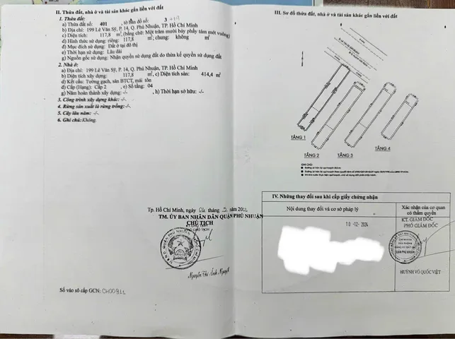 Bán Nhà Mặt Tiền 197-199 Lê Văn Sỹ, P14, Phú Nhuận