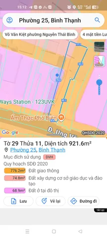 BDS HVL đất mặt tiền kinh doanh Ung Văn khiêm quận Bình Thạnh