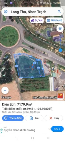 Bán Đất 7200m2 giá 43 tỷ tại Xã Long Thọ Huyện Nhơn Trạch Đồng Nai