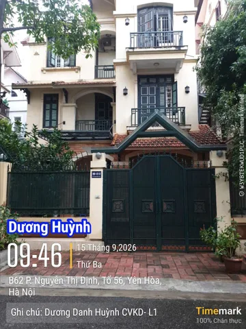 Cho thuê Biệt Thự phố Nguyễn Thị Định - Hoàng Ngân Hà Nội.