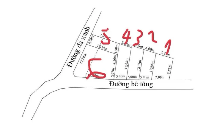 Bán Đất 65m2 có sẵn 65 m2 thổ cư giá 540 triệu tại Xã Đức Lập Hạ Huyện Đức Hòa Long An