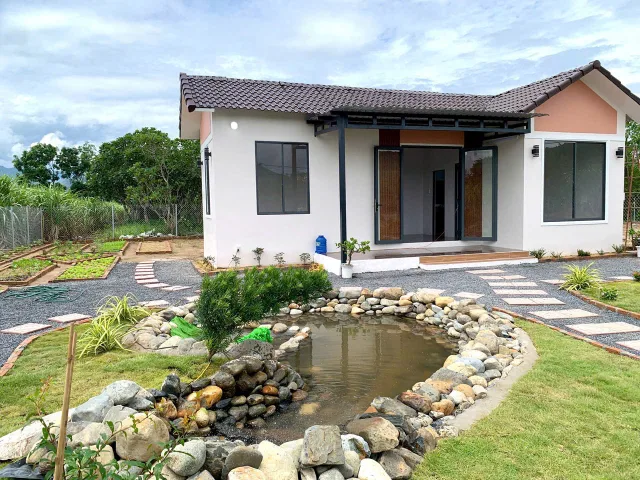 1 chiếc Farm nhà vườn đầy đủ công năng Diên Lâm - Diên Khánh 710m2 ngang gần 18m, bám đường nhựa. Giá 1.799ty