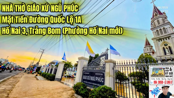 Lô Đất Full Thổ Cư 116m² | Ngay Cạnh GX Ngũ Phúc & Quốc Lộ 1A | Bank Hỗ Trợ 1,7 𝐓𝐲̉