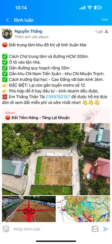 Bán Đất 80m2 có sẵn 80 m2 thổ cư giá 1.45 tỷ tại Thị trấn Chúc Sơn Huyện Chương Mỹ Hà Nội