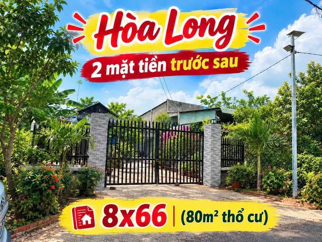 Bán Đất 535m2 có sẵn 80 m2 thổ cư giá 3.2 tỷ tại Xã Hoà Long Thành phố Bà Rịa Bà Rịa - Vũng Tàu