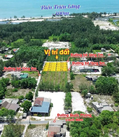 Bán Đất 109m2 có sẵn 109 m2 thổ cư giá 280 triệu tại Xã Triệu Lăng Huyện Triệu Phong Quảng Trị