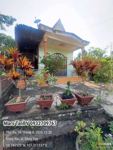 Bán Nhà riêng 3500m2 có sẵn 150 m2 thổ cư giá 4.5 tỷ tại Xã Sông Ray Huyện Cẩm Mỹ Đồng Nai