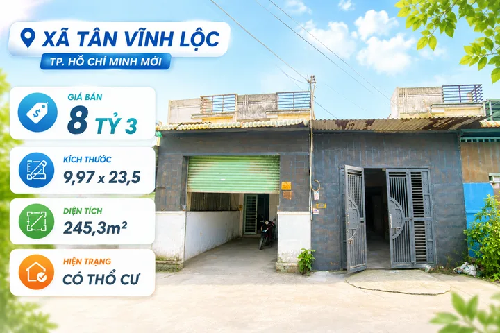 Bán nhà tại F2/2/2 ấp 6A, Vĩnh Lộc B, H. Bình Chánh, TP. Hồ Chí Minh