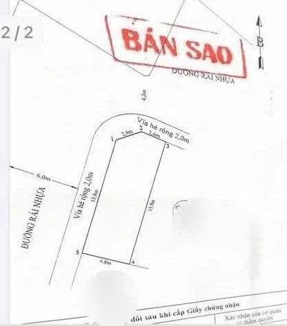 Bán Đất 72m2 có sẵn 72 m2 thổ cư giá 3.95 tỷ tại Phường Sở Dầu Quận Hồng Bàng Hải Phòng