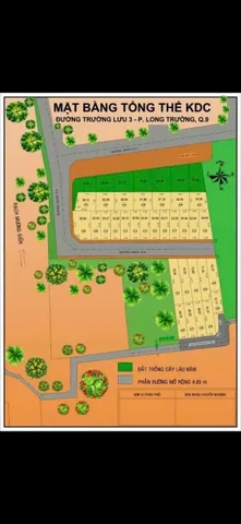 Bán Đất 53m2 có sẵn 53 m2 thổ cư giá 3.2 tỷ tại Đường Trường Lưu Phường Long Trường Quận 9 TP. Hồ Chí Minh
