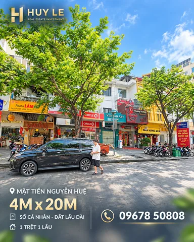 bán Mặt tiền 78 Nguyễn Huệ [4m x 20m]