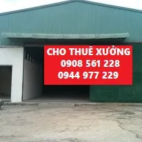 CHO THUÊ NHÀ XƯỞNG ĐƯỜNG PHAN VĂN HỚN HOC MÔN DT: 750M GIÁ 25 TRIÊU LH; 0908561228