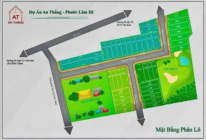 Bán Đất 91m2 có sẵn 91 m2 thổ cư giá 1 tỷ tại Đường số 1 Thị trấn Cần Giuộc Huyện Cần Giuộc Long An
