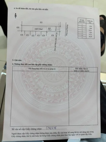 Bán Nhà riêng 277m2 có sẵn 60 m2 thổ cư giá 670 triệu tại Đường Cao Bá Quát Thị trấn Chơn Thành Thị xã Chơn Thành Bình Phước