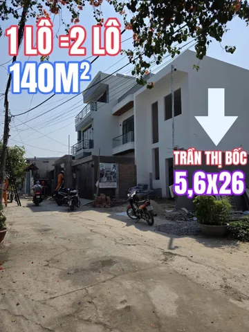 💥Bán Đất 152m2 có sẵn 140 m2 thổ cư tại Đường Trần Thị Bốc Xã Thới Tam Thôn Huyện Hóc Môn TP. Hồ Chí Minh