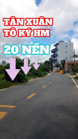 🟥Bán Đất 120m2 có sẵn 110 m2 thổ cư giá 5.2 tỷ tại Đường Tô Ký Xã Tân Xuân Huyện Hóc Môn TP. Hồ Chí Minh