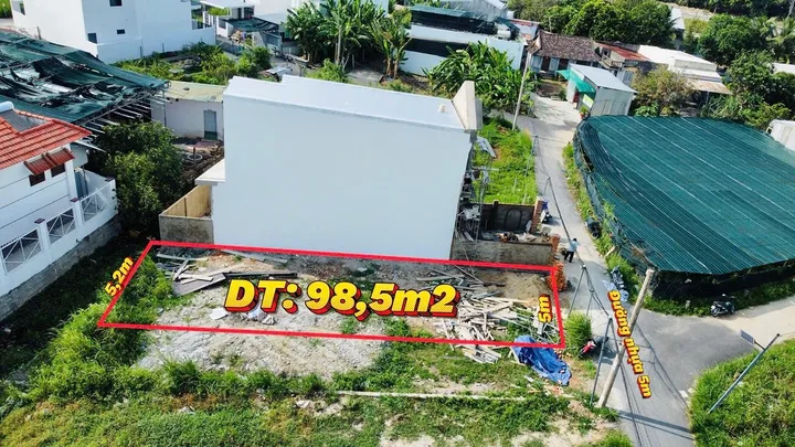 Bán Đất 98.5m2 có sẵn 98.5 m2 thổ cư giá 1.58 tỷ tại Xã Diên Toàn Huyện Diên Khánh Khánh Hòa