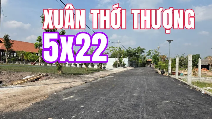 🟥Bán Đất 125m2 có sẵn 110 m2 thổ cư giá 3.65 tỷ tại Đường Phan Văn Hớn Xã Xuân Thới Thượng Huyện Hóc Môn TP. Hồ Chí Minh