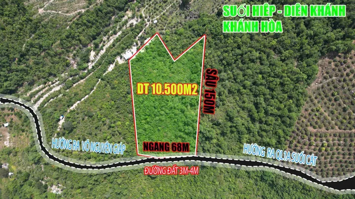 Bán Đất 10500m2 giá 500 triệu (đất rừng sản xuất)
Ngay chùa suối đổ