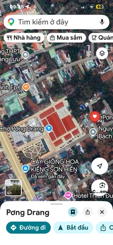 Bán Đất 602m2 có sẵn 70 m2 thổ cư giá 6.2 tỷ tại Xã Pơng Drang Huyện Krông Búk Đắk Lắk