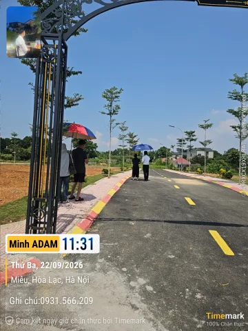 Bán Đất 150m2 có sẵn 150 m2 thổ cư giá 9 tỷ tại Xã Tiến Xuân Huyện Thạch Thất Hà Nội