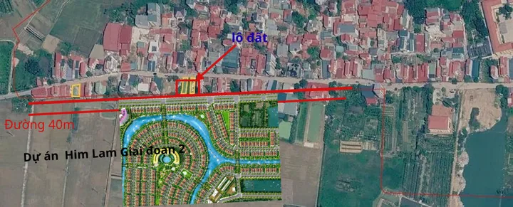 BÁN LÔ ĐẤT 106,4M² - ĐƯỜNG TAM GIANG, VÂN DƯƠNG Sau quy hoạch thành 2 MẶT TIỀN