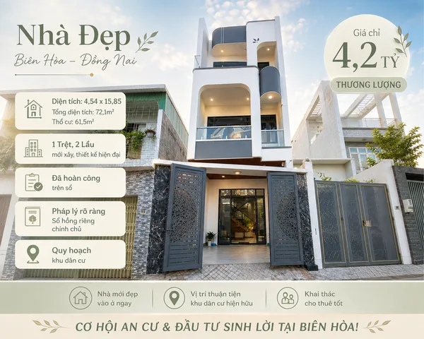Bán nhà tại Biên Hòa, Đồng Nai