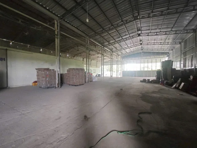 Cho thuê Kho, nhà xưởng 2400m2 có sẵn điện 3 pha đường xe container giá 80 triệu tại Bến Tre