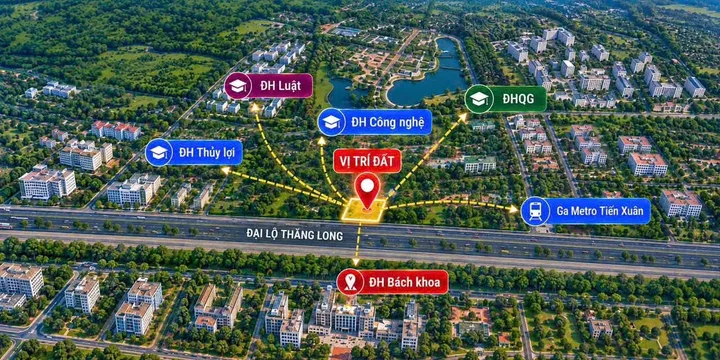 Bán Đất 150m2 có sẵn 150 m2 thổ cư giá 8.55 tỷ tại Xã Thạch Hoà Huyện Thạch Thất Hà Nội