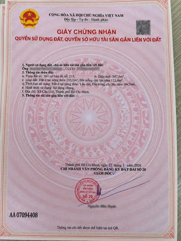 BÁN ĐẤT MẶT TIỀN DUYÊN HẢI – CẦN GIỜ | CÁCH VINHOMES CHỈ 500M