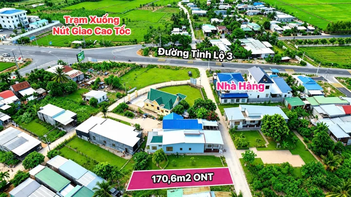 CHỈ CÒN 1 LÔ - Gần đường Tỉnh lộ 3 Suối Cát..Giá chưa tới 6tr / 1m2 đất ở