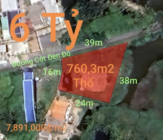 Bán Đất 760.3m2 có sẵn 760.3 m2 thổ cư giá 6 tỷ tại Xã Thanh Vĩnh Đông Huyện Châu Thành Long An