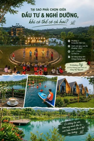 📍 Làng OMM Bảo Lộc – xem đất trước, quyết định sau