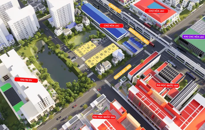 ĐẦU TƯ SINH LỜI DÒNG TIỀN TẠI ĐHQG HÒA LẠC CHỈ 2 TỶ