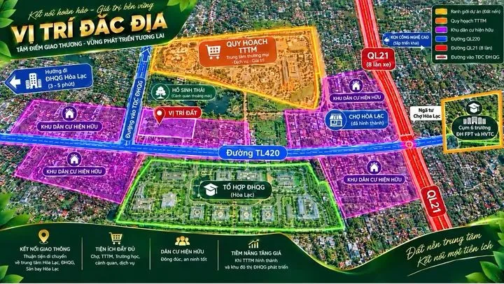 ĐẦU TƯ SINH LỜI DÒNG TIỀN TẠI ĐHQG HÒA LẠC CHỈ 2 TỶ
