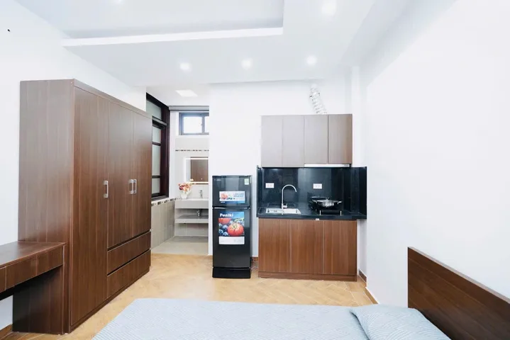 Cho thuê căn hộ ccmn An Dương, Tây Hồ full nội thất chỉ 5,8tr
