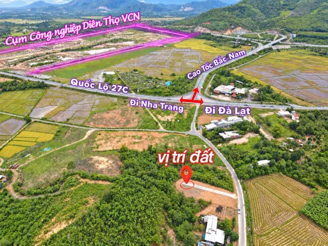 DIÊN THỌ – 385 TRIỆU/LÔ | FULL THỔ CƯ | MẶT TIỀN ĐƯỜNG NHỰA 9M