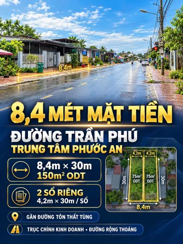 Bán Đất 252m2 có sẵn 150 m2 thổ cư giá 6.7 tỷ tại Thị trấn Phước An Huyện Krông Pắc Đắk Lắk