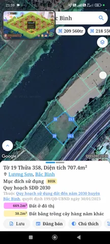 Bán Đất 1132m2 giá 1.5 tỷ tại Thị trấn Lương Sơn Huyện Bắc Bình Bình Thuận