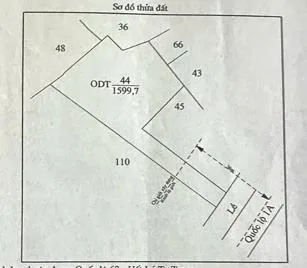 Bán Đất 1611m2 có sẵn 1611 m2 thổ cư giá 23 tỷ tại Phường 4 Thành phố Tân An Long An
