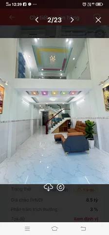 NHÀ 5 TẦNG TÂN HÒA ĐÔNG – NGANG GẦN 5M – 77M² – NHỈNH 8 TỶ