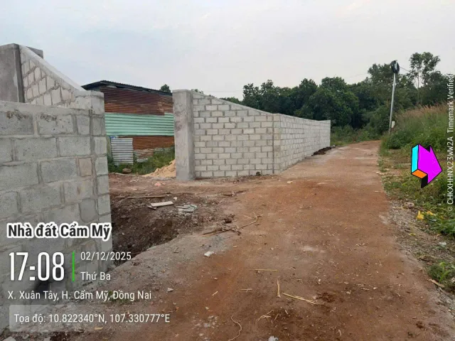 Bán Đất 1500m2 có sẵn 100 m2 thổ cư giá 800 triệu tại Xã Xuân Tây Huyện Cẩm Mỹ Đồng Nai