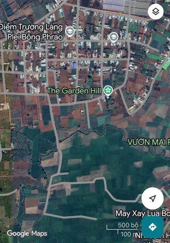 Bán Đất 550m2 có sẵn 50 m2 thổ cư giá 1 tỷ tại Đường Bùi Viện Xã An Phú Thành phố Pleiku Gia Lai