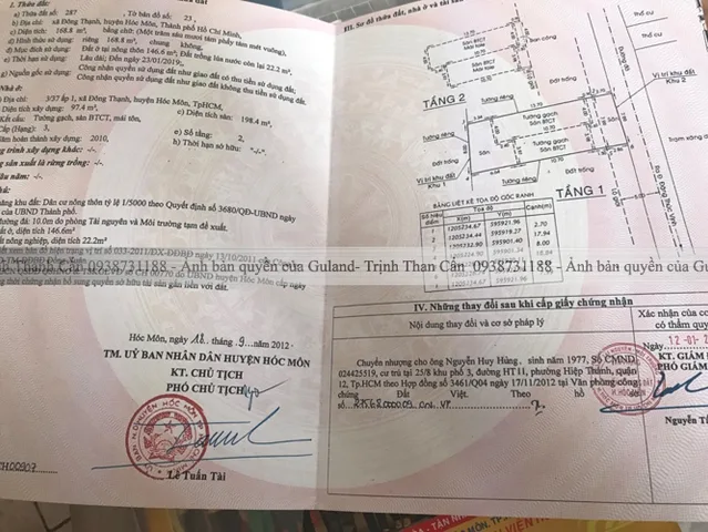 Bán Nhà riêng 169m2 có sẵn 147 m2 thổ cư giá 5.2 tỷ tại Đường Đặng Thúc Vịnh Xã Đông Thạnh Huyện Hóc Môn TP. Hồ Chí Minh