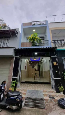 HXH 8m Phan Huy Ích, 57m2, 4x14, 3 tầng, 4 PN, đẹp ở ngay, chỉ 6.5 tỷ TL