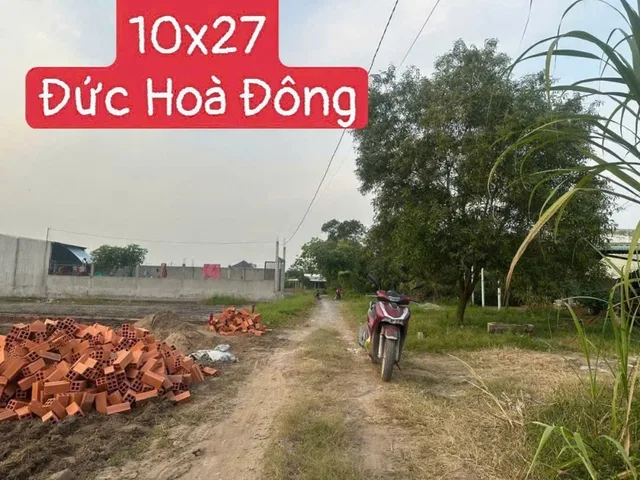 Bán Đất 270m2 có sẵn 270 m2 thổ cư giá 1.79 tỷ tại Xã Đức Hòa Đông Huyện Đức Hòa Long An