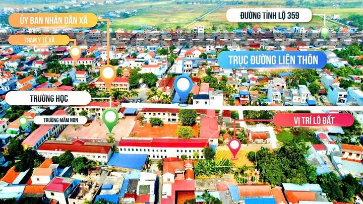 Bán Đất 66m2 giá 1.18 tỷ tại Thuỷ Triều ngay cạnh trường mầm non , cấp 1.l/h:076.231.9990 e Thúy