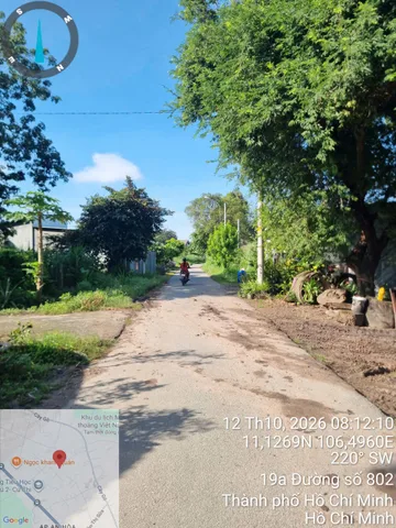 (L677) Đất mặt tiền Đường 802, xã An Phú, dt 263m2, giá 3 tỷ 300
