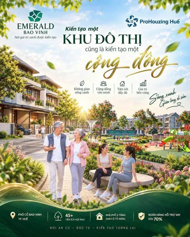 🏡 EMERALD BAO VINH – MỘT NHỊP SỐNG MỚI ĐANG HÌNH THÀNH